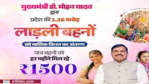 Ladli Behna Yojana 31 वीं किस्त जारी: CM Mohan Yadav ने ट्रांसफर किए ₹1500